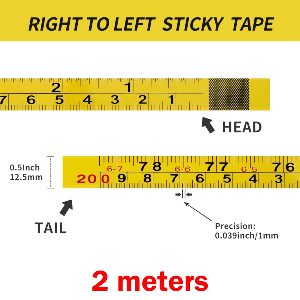 Scroll Saw Bench - Self-Adhesive Measuring Tape Imperial and Metric