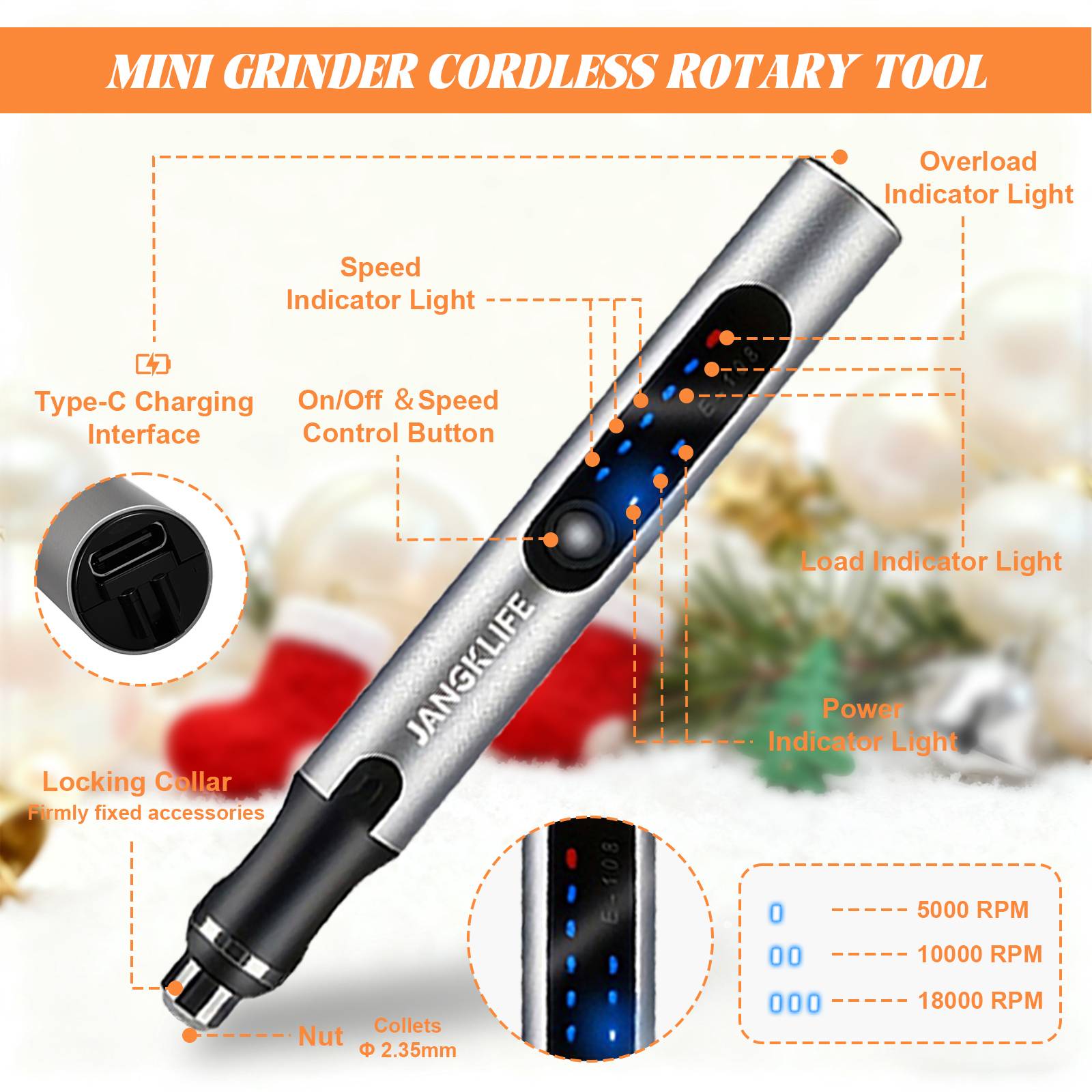 JANGKLIFE USB Cordless Rotary  - Power Tools Ingco ulasan dan harga