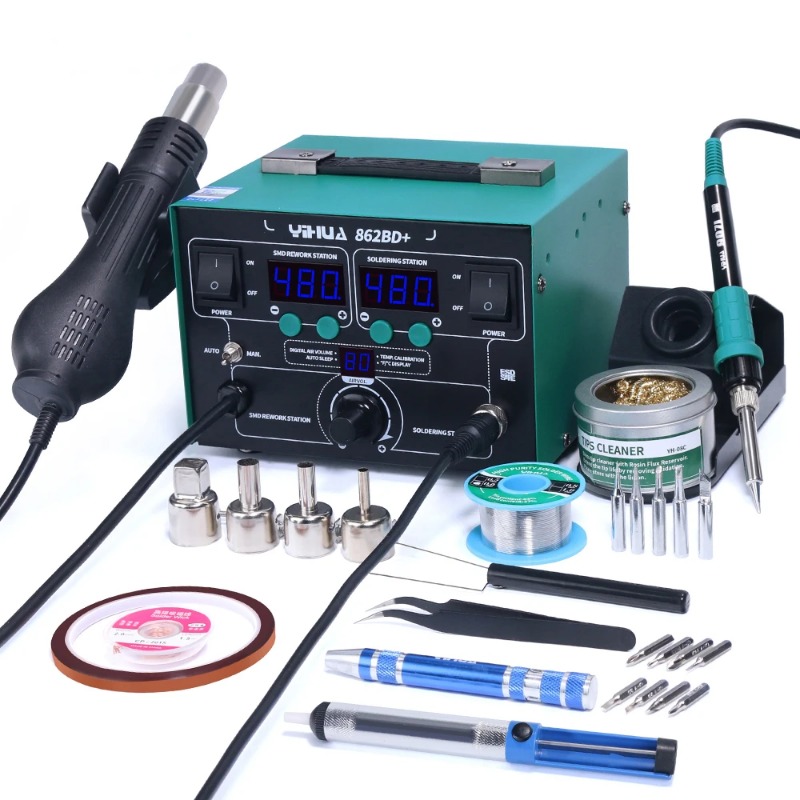 862BD+ Hot Air Gun Soldering S - Power Tools Used In Welding ulasan dan harga