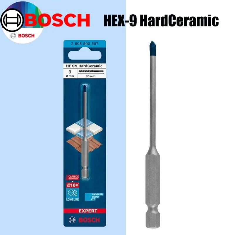 BOSCH Hex-9 Hard Ceramic Drill - Power Tools Accessories ulasan dan harga