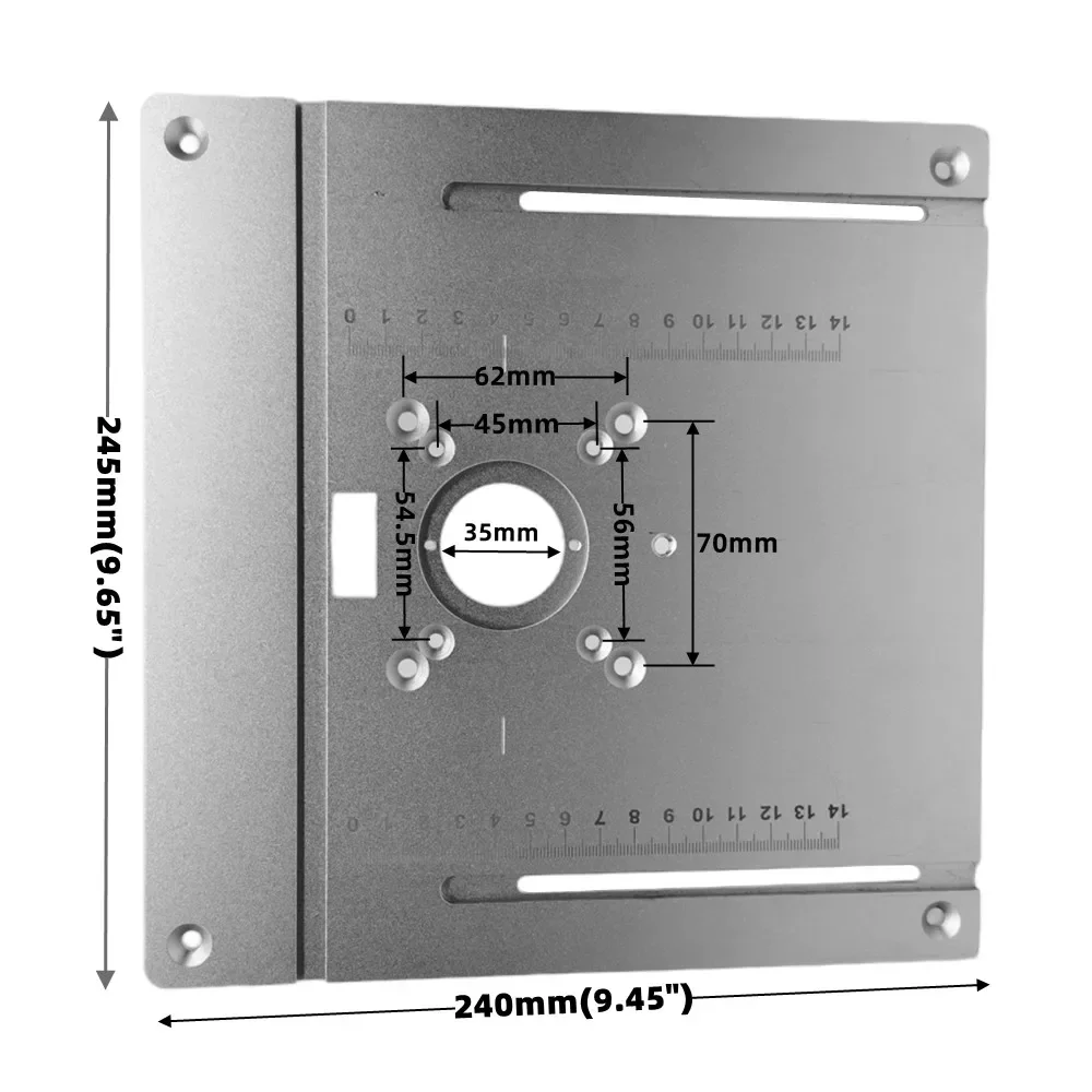 Aluminium Router Table Insert  - Scroll Saw Bench ulasan dan harga