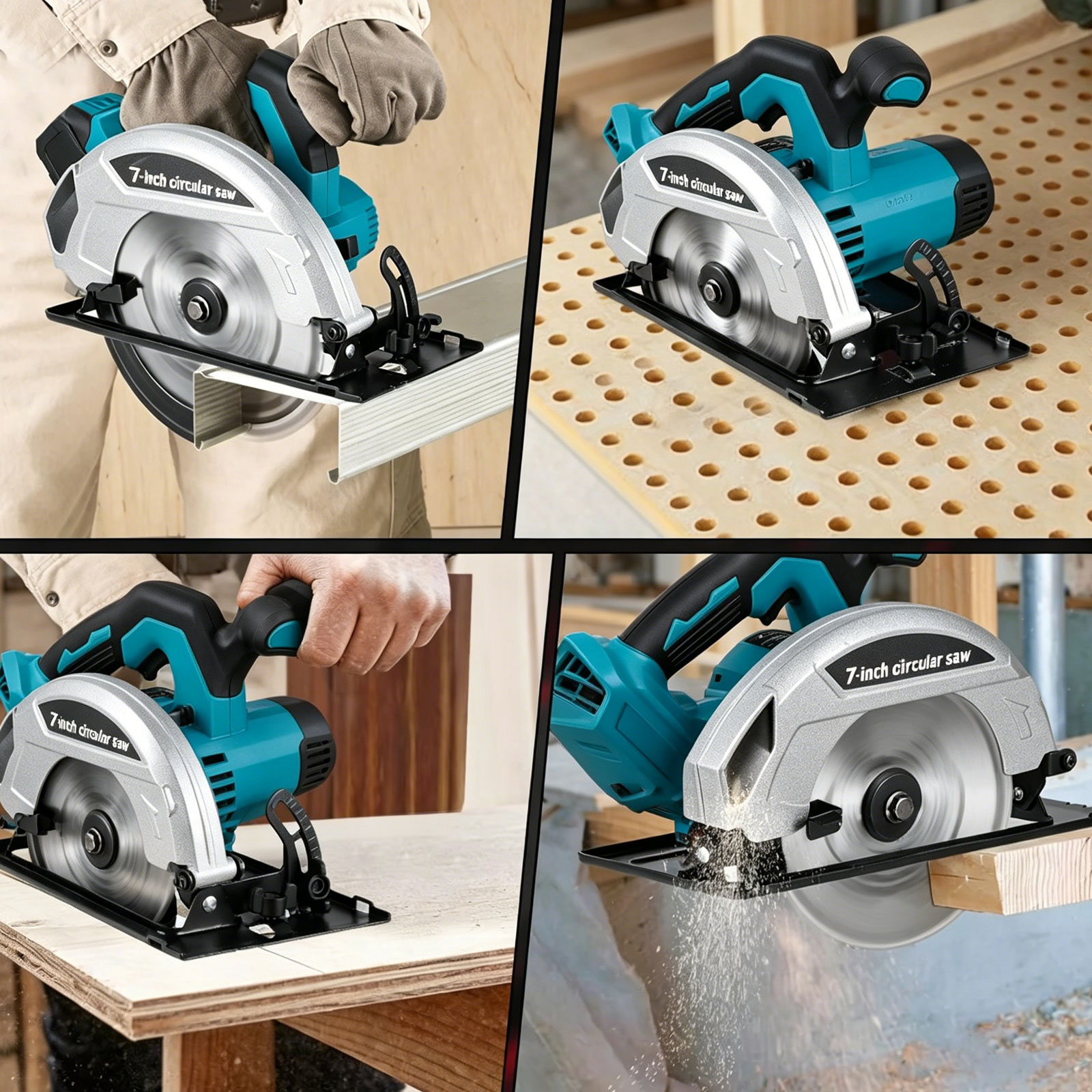 New 7Inch 185mm Brushless Elec - Circular Saw Cordless ulasan dan harga
