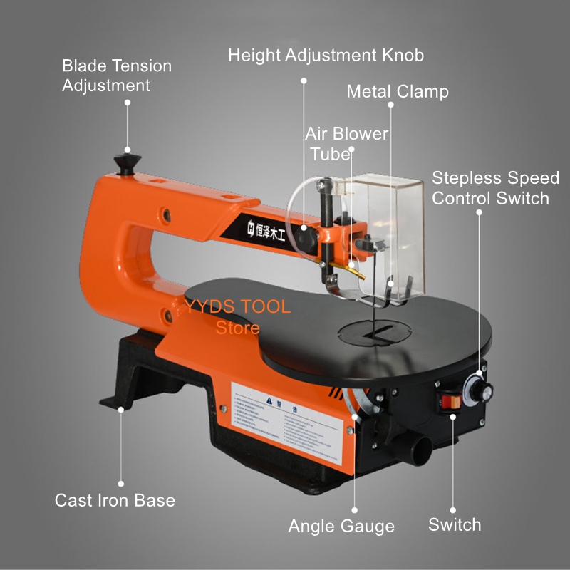 Bench-Top Scroll Saw Electric  - Scroll Saw Bench ulasan dan harga